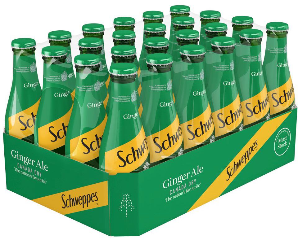   Schweppes Ginger Ale, 24   200 